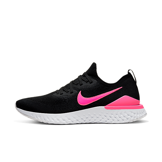 Nike Epic React Flyknit 2 Black Pink Blast BQ8928-013