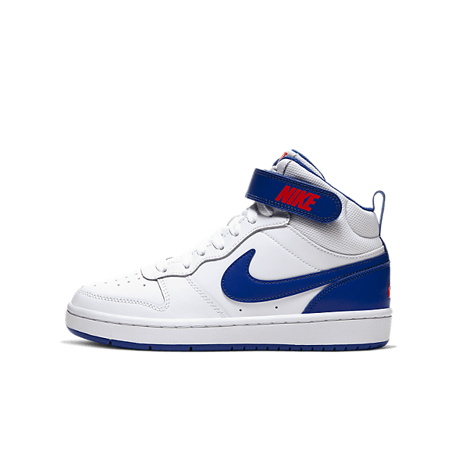 Kids Nike Court Borough Mid 2 GS 'White Game Royal' White/Game Royal