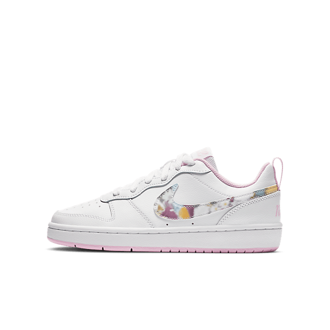 Kids Nike Court Borough Low 2 SE GS Floral Swoosh