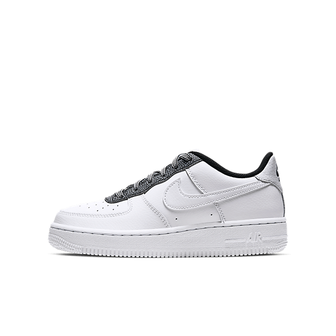 Kids Nike Air Force 1 LV8 4'White Cool Grey' GS White/Pure Platinum/Cool Grey/White CN5715-100