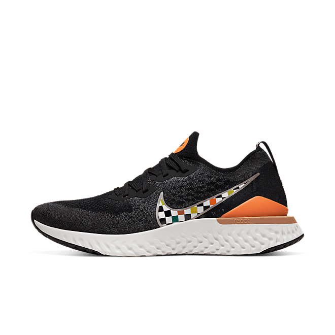 Nike Epic React Flyknit 2 Black Multi Color