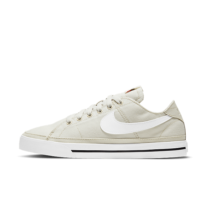 Womens Nike Court Legacy Canvas 'Light Bone' Light Bone/Black/White WMNS