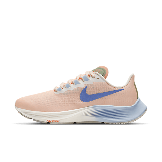 Womens Nike Air Zoom Pegasus 37 Hydrogen Blue Electro Orange WMNS