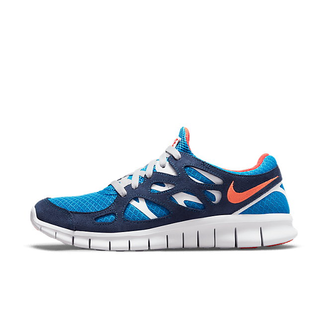 Nike Free Run 2 Light Photo Blue Orange 537732-403