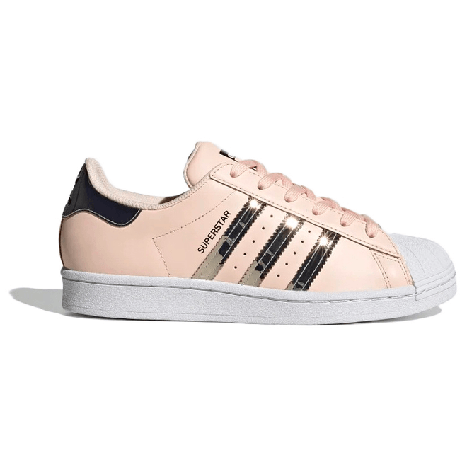 adidas Superstar Metallic Stripes Pink Tint (W) FW5014