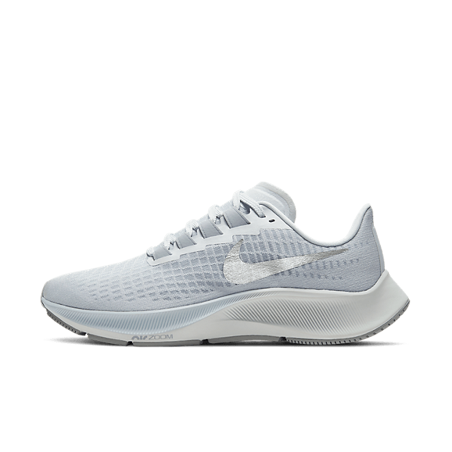 Nike Womens WMNS Air Zoom Pegasus 37 'Grey Metallic Silver' BQ9647-009 (Size: US 7.5)