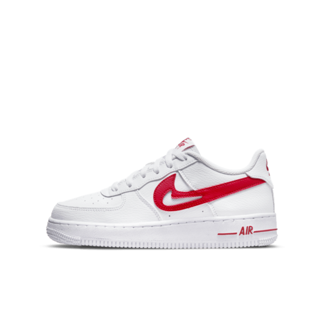 Nike Air Force 1 GS Cut-Out Swoosh 'Red' DR7970-100