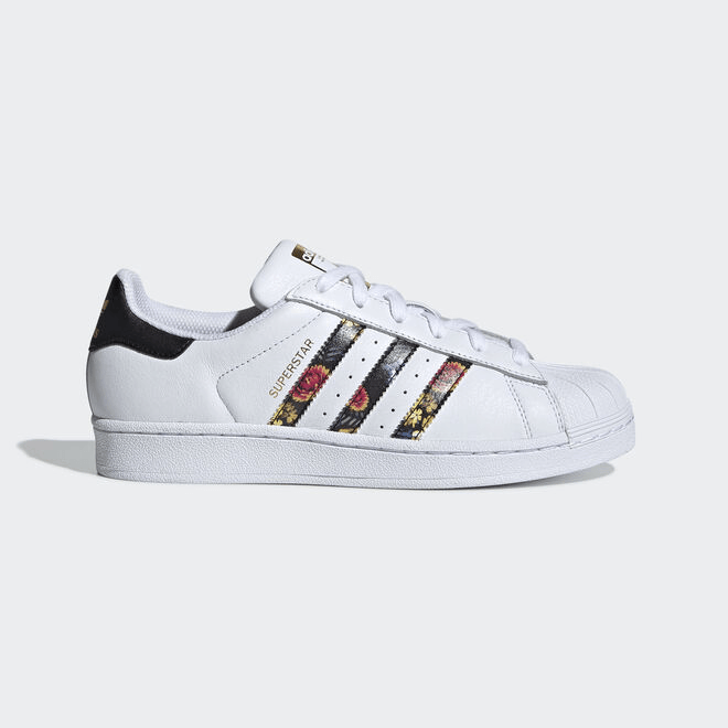 adidas Superstar White Black Foral Stripes (W) EF1480