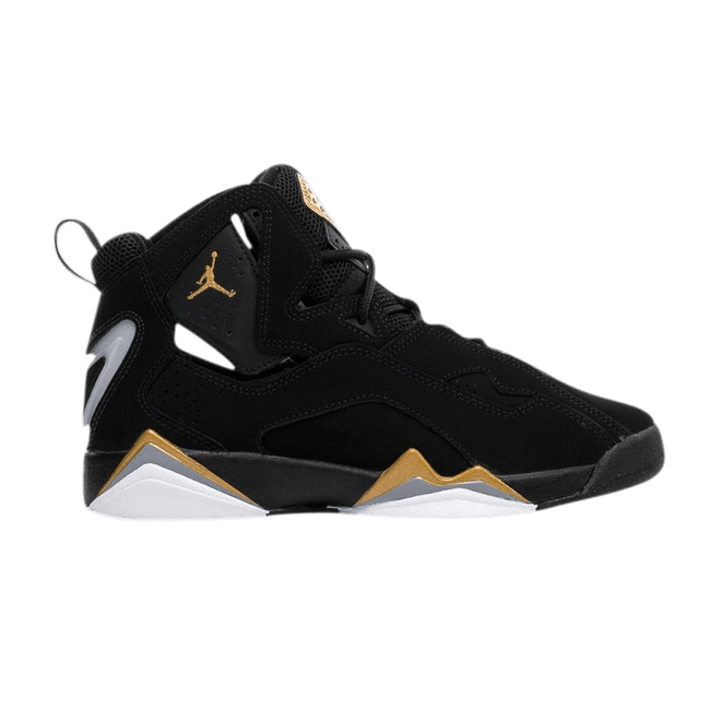 Jordan True Flight Black Metallic Gold (GS) 343795-070