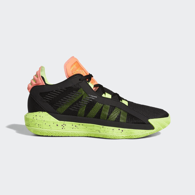 adidas Dame 6 Black Signal Green Coral