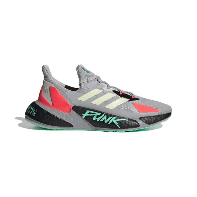 adidas X9000L4 Cyberpunk 2077 Grey Yellow Zest Pink