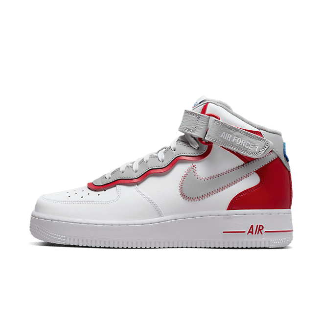 Nike Air Force 1 Mid Athletic Club White Gym Red