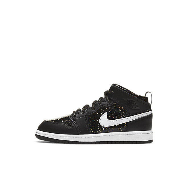 Jordan 1 Mid SE Black Glitter (PS) AV5173-001