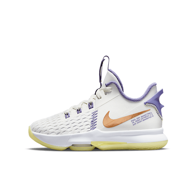 Nike LeBron Witness 5 White Light Zitron (GS)