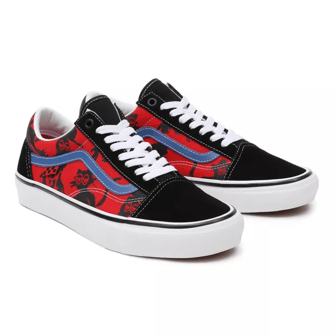 VANS Krooked By Natas For Ray Skate Old Skool Shoes 