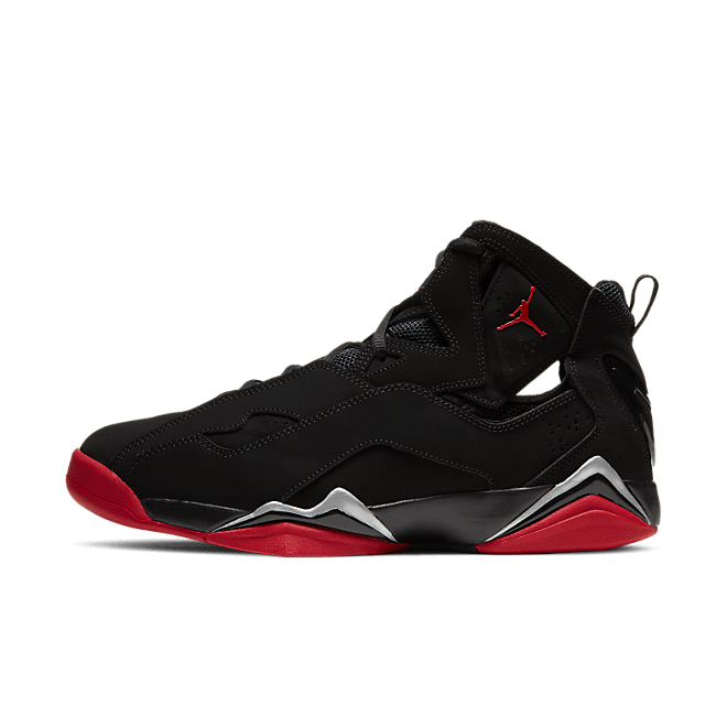 Nike Jordan True Flight 'Black Gym Red' Black/Gym Red/Metallic Silver Basketball  342964-062