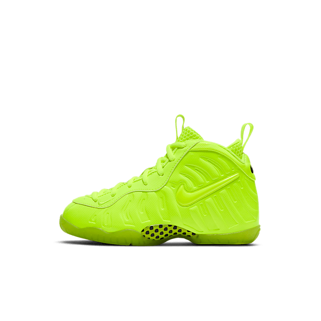 Kids Nike Little Posite One PS 'Volt' Volt/Volt/Black Basketball 