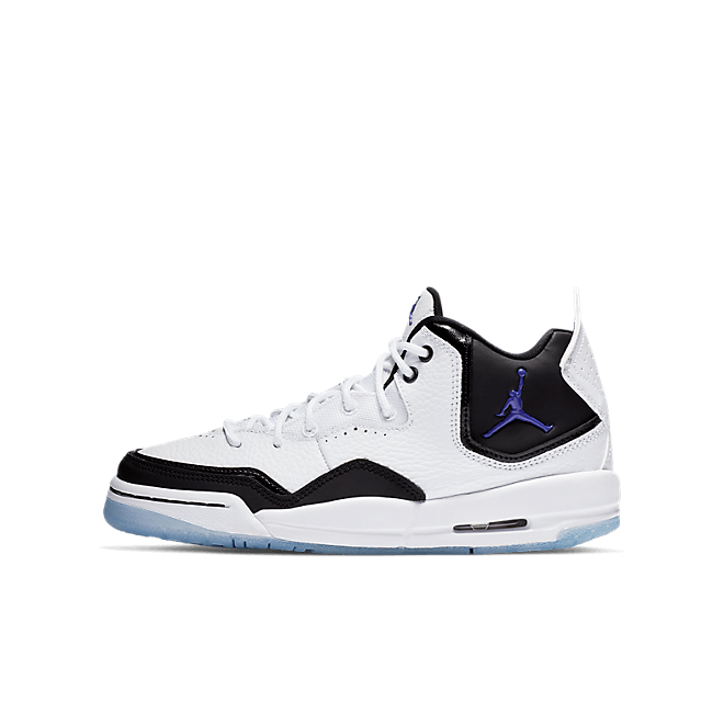 Kids Nike Jordan Courtside 23 GS 'White Dark Concord' White/Dark Concord/Black Big Kids Basketball 