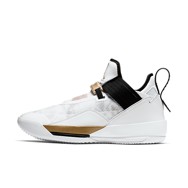 Air Jordan 33 SE EP 'FIBA' White/Gold/Black Basketball 