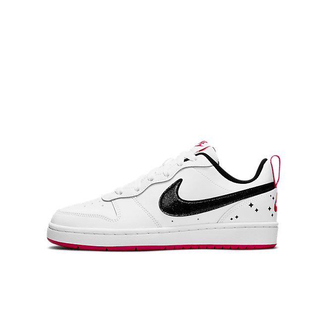 Kids Nike Court Borough Low 2 SE GS White Very berry 