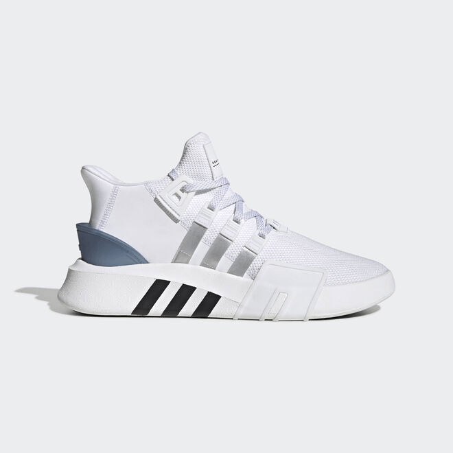 adidas EQT Bask ADV 'Footwear White' Footwear White/Silver Metallic Marathon Running  EE5025