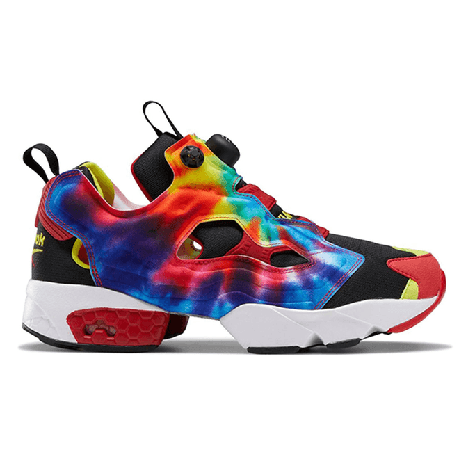 Reebok XLARGE x InstaPump Fury OG 'Tie-Dye' Black/Hyper Green/Red Marathon Running  FY3069