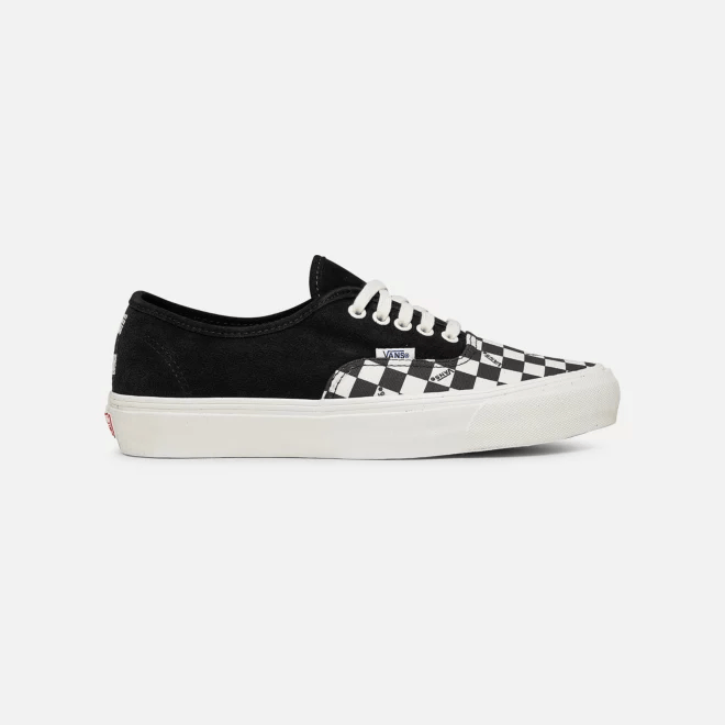 Vans OG Authentic LX 'Black Checkerboard Toe' Black/True White Canvas 