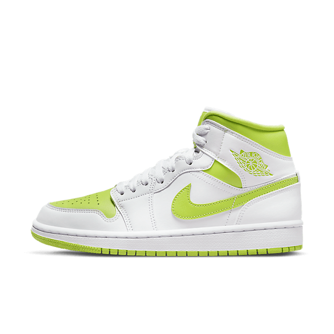 Jordan 1 Mid White Lime (W)