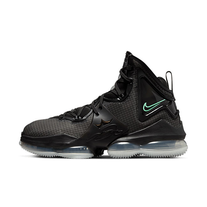 Nike Lebron 19 Black Anthracite Green Glow CZ0203-003