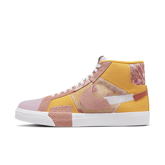 Nike SB Zooom Blazer Mid Edge Floral Paisley Sanded Gold DM0859-700