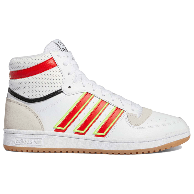 adidas Top Ten RB White Red Solar Yellow Gum