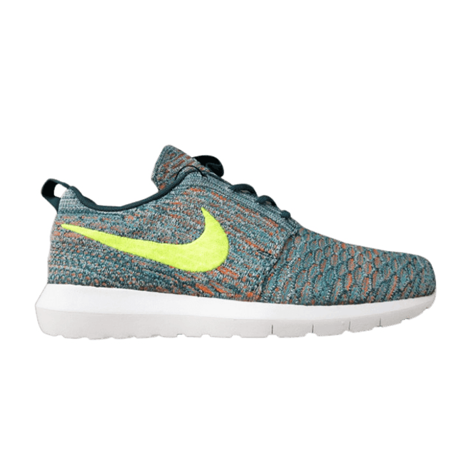 Nike Flyknit Roshe Run Mineral Teal 677243-300