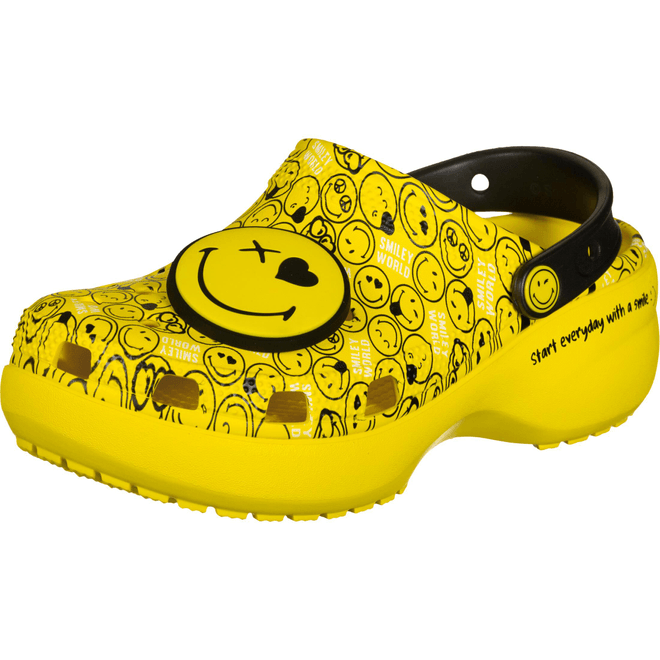 Crocs Classic Platform Smiley 207233-90H