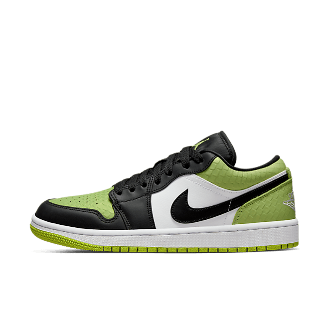 Jordan 1 Low Snakeskin Vivid Green (W) DX4446-301