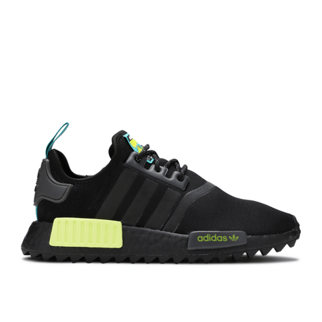 adidas NMD R1 Trail Black Solar Yellow (GS) FV4717