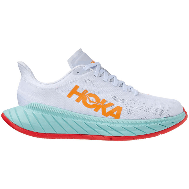 Hoka One One Carbon X 2 White Blazing Orange (W)