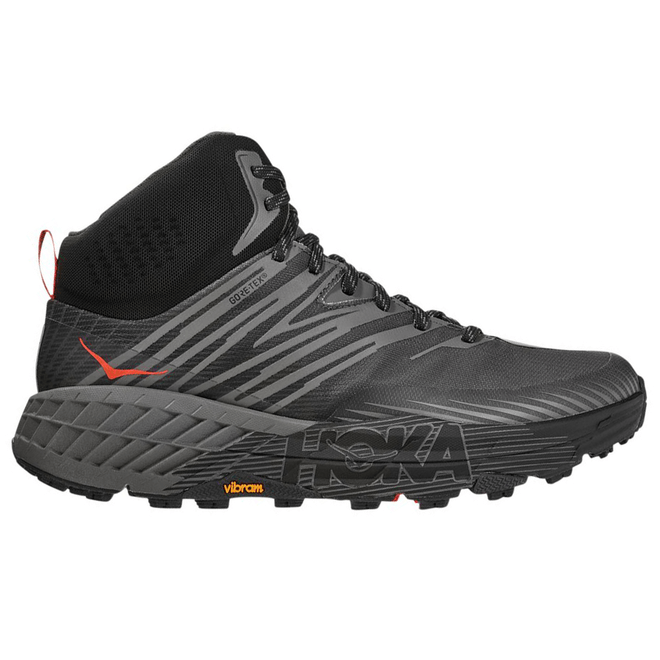 Hoka One One Speedgoat Mid Gore-Tex 2 Black Grey Red