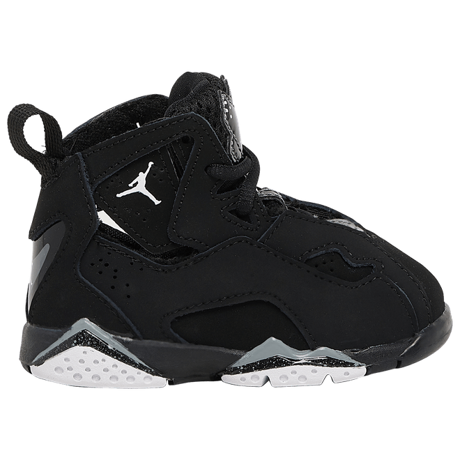  Air Jordan 7 true flight BP Black/Silver Basketball  343797-010