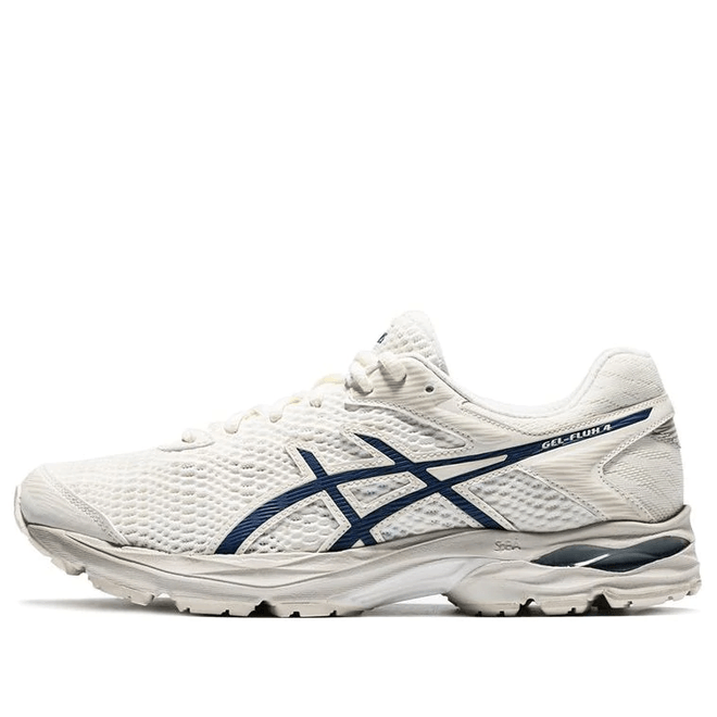 ASICS Gel-Flux 4 White/Blue Marathon Running 