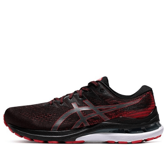 ASICS Gel-Kayano 28 (2E) Black/Red Marathon Running  1011B188-002