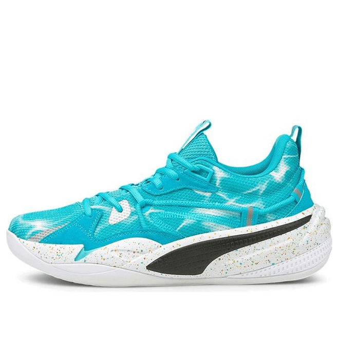  Puma Nintendo x J.Cole x RS-Dreamer Jr 'Super Mario Sunshine' White/Blue Atoll Basketball  195077-01