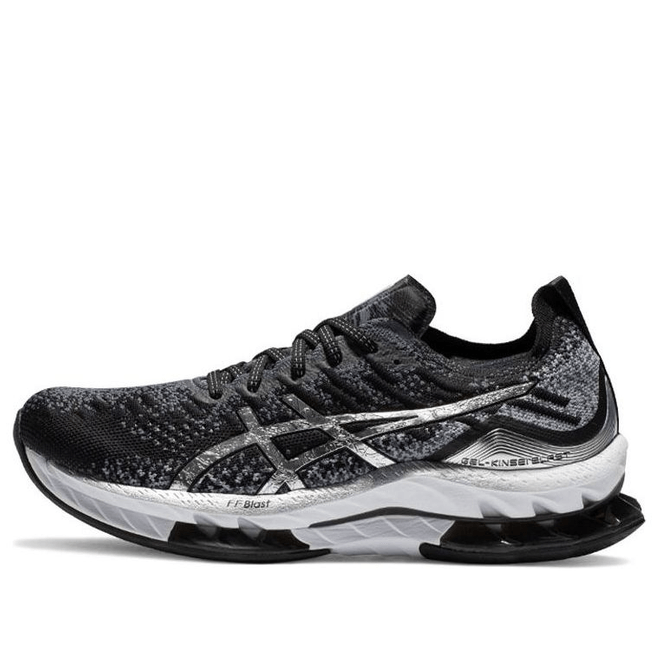 ASICS Gel-Kinsei Blast Platinum BLACK/GRAY Marathon Running 