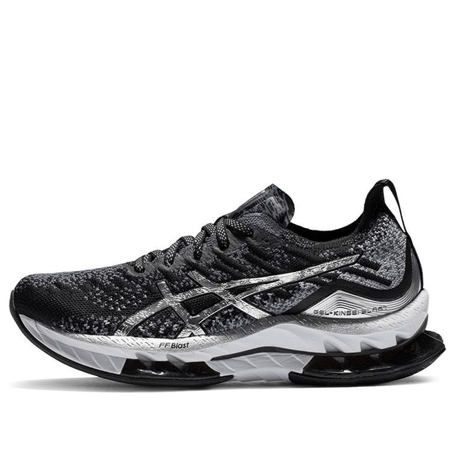 ASICS Gel-Kinsei Blast Platinum BLACK/GRAY Marathon Running 