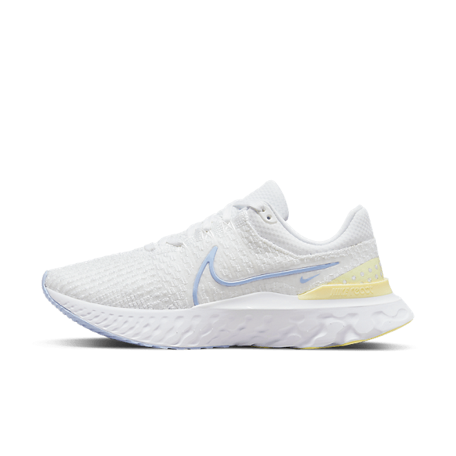 Nike React Infinity Run Flyknit 3 White Violet Citron Tint (W)