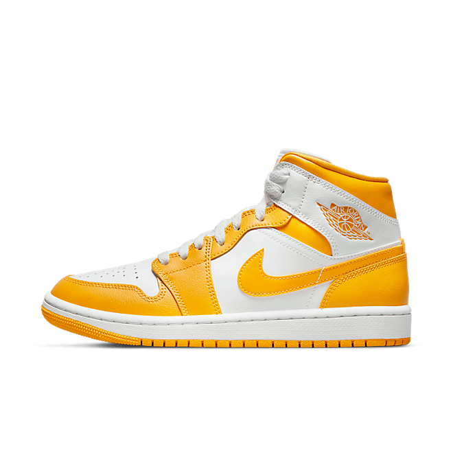 Jordan 1 Mid White Yellow BQ6472-117