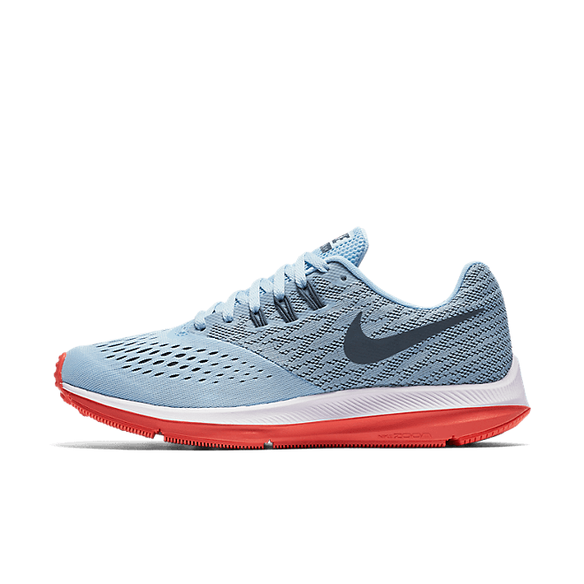 Nike Womens WMNS Zoom Winflo 4 Sky Blue Marathon Running  898485-440