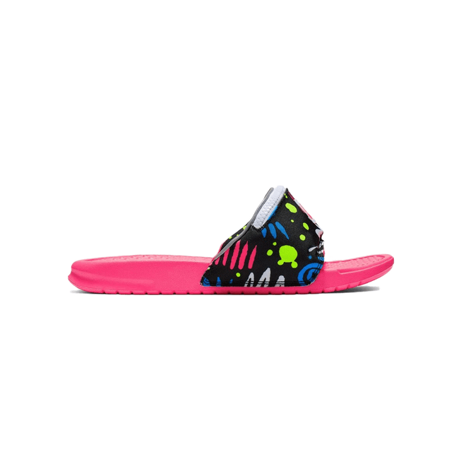 Nike Benassi JDI Print Slide Fanny Pack Neon CJ2967-600