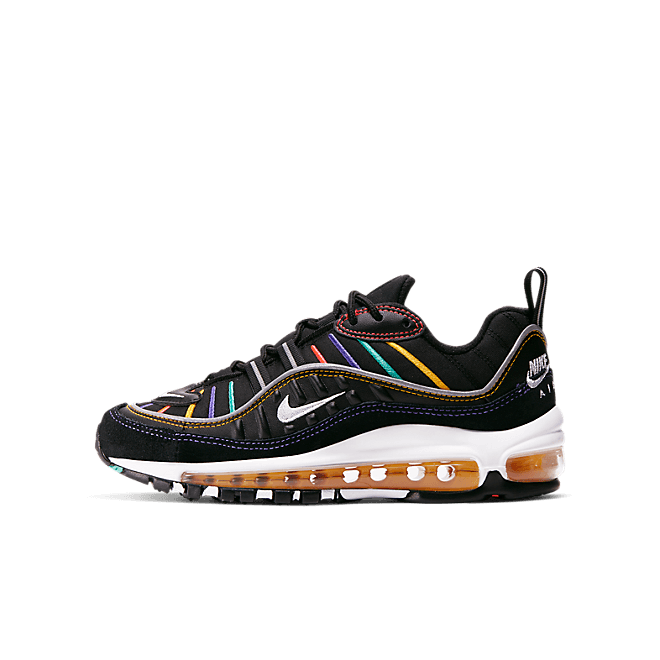 Nike Air Max 98 GS 'Black Multi'