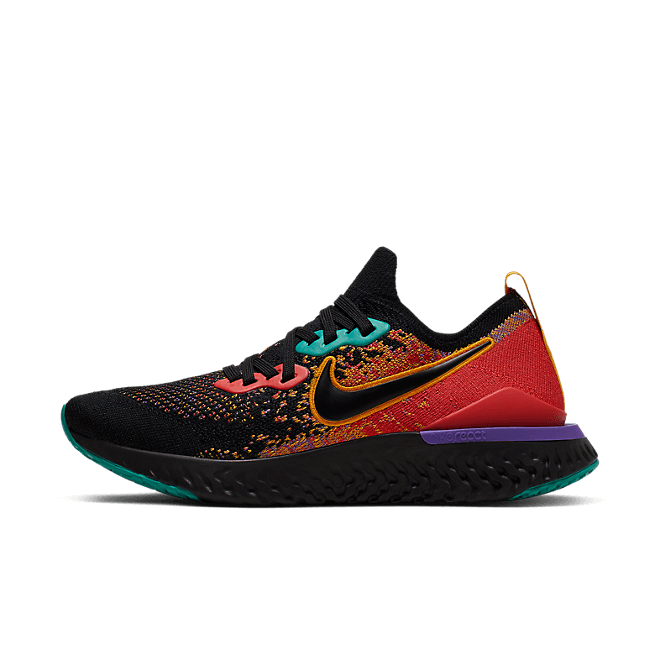 Nike Wmns Epic React Flyknit 2 'Black Ember Glow' CK0818-001