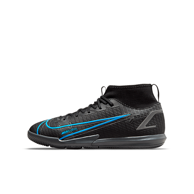 Nike Mercurial Superfly 8 Academy IC GS 'Black Photo Blue'